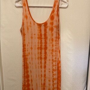 ❤️🔥4 for $20 Boohoo Orange Tie-Dye ScoopNeck Top